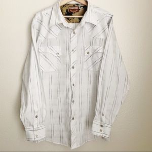 Maxini Premium Western Style Snap Button Shirt XL